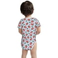 thumbnail image 6 of Rocae Strawberries for Baby Climbing Clothes Soft Baby Romper for Active Infants Comfortable and Breathable Crawling Jumpsuit Unisex Baby Outfit, 6 of 8