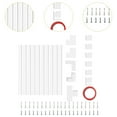 thumbnail image 6 of Kokiya Cord Cover Wall Raceway Kit Cable Hiders Flame Retardant Wall Management Raceway for Office Ethernet Molding Electrical Wires D, 6 of 9