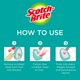 thumbnail image 5 of Scotch-Brite Non-Scratch Tub & Tile Scrubber Refill Pads, Pack of 6 Scotch-Brite NA, 5 of 8