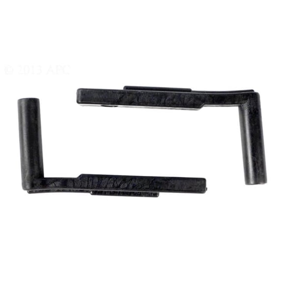 Aquastar Pool SK902 Skimmer Weir Clip, Black - Set of 2