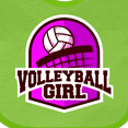 thumbnail image 4 of Inktastic Volleyball Girl Girls Baby Bib, 4 of 4