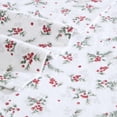 thumbnail image 3 of Sábanas de franela Laura Ashley, tamaño queen, algodón, color rojo, 3 of 9
