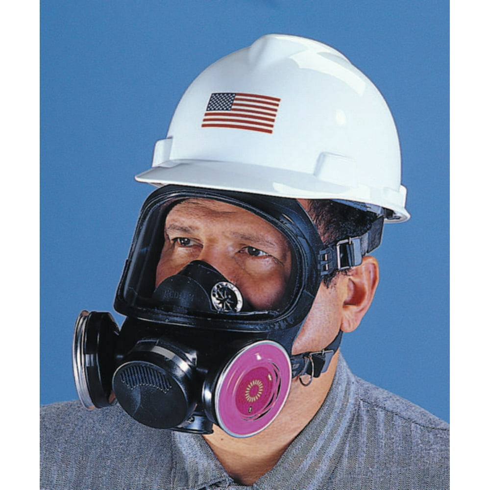 MSA UltraTwin Respirators, Large, Hycar Rubber