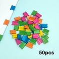 thumbnail image 1 of Grapadora de Empuje reutilizable Baoblaze Accesorios de escritorio Clips multicolores Empuje la grapadora, 1 of 8