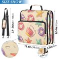 thumbnail image 2 of FORMRS Zipper Binder with Shoulder Strap 2-inch Ring 500 Sheet Capacity File Bag, Beach Toys Pattern, 2 of 5