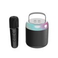 thumbnail image 1 of Inteprter Altavoz portátil inalámbrico Bluetooth fácil de usar para actividades al aire libre KaraokesMachine para niños y adultos Electrónica 1 micrófono negro, 1 of 6