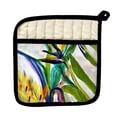 thumbnail image 1 of Betsydrake PT1162 Teal Paradise II Porte-Pot, 1 of 1