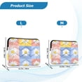 thumbnail image 4 of FORMRS 15"-15.6" Laptop Sleeve Protective Case Soft Carrying Quilted Computer Bag Cover, Light Blue Daisy, 4 of 7