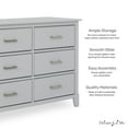 thumbnail image 4 of Dream On Me Cleo Dresser, Pebble Gray, 4 of 6