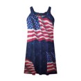 thumbnail image 4 of SMihono Robe Maxi Bohème d'Été pour Femmes Grande Taille Robes de Plage Femmes Aguichant Hawaïenne Tropicale Imprimée Sans Manches à Bretelles Robe Mini d'Été Ample Confortable Robe Bohème de Plage Robe Évasée de Plage, 4 of 5