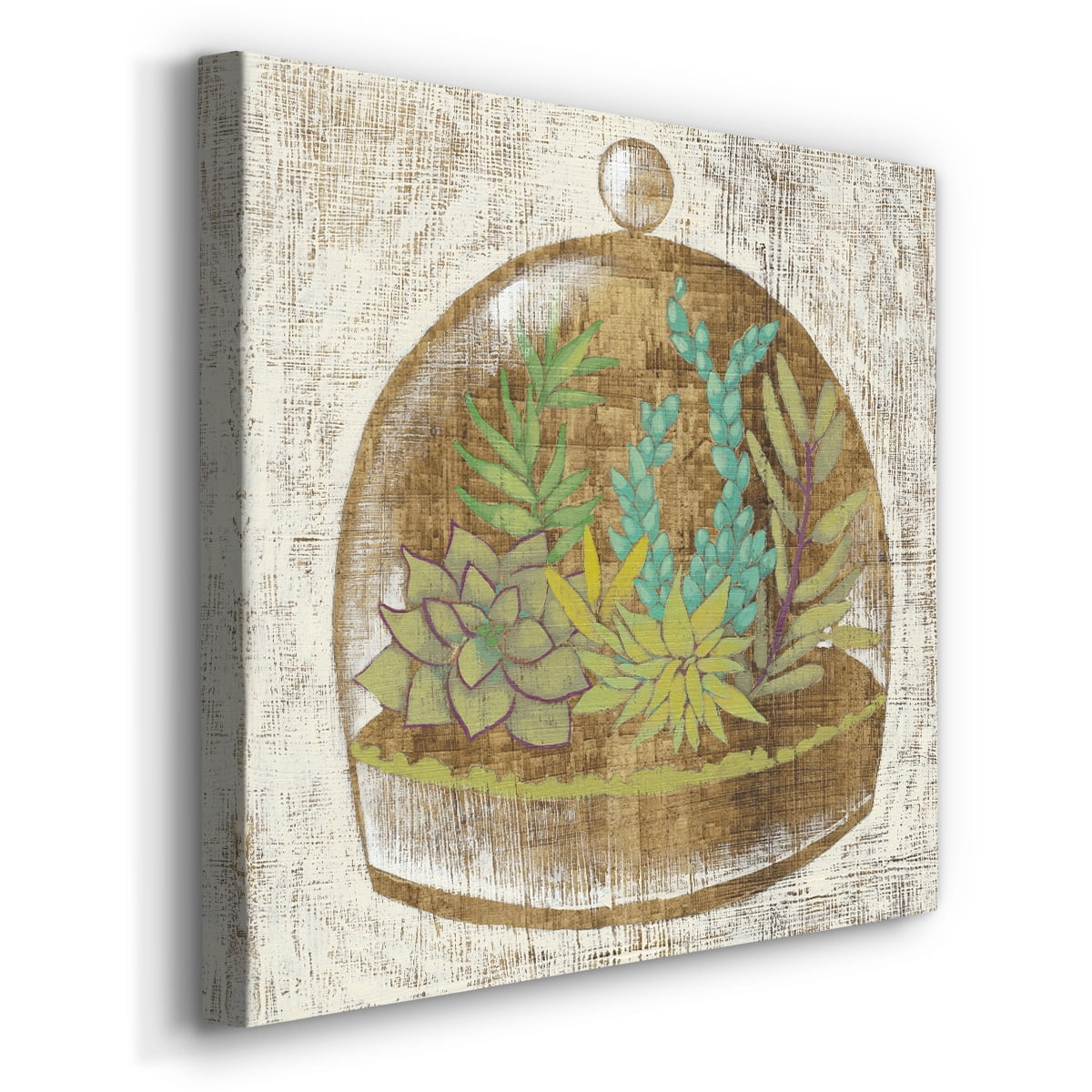 Wexford Home Glass Garden I-Premium Gallery Wrapped Canvas, 24" x 24" - Ready to Hang
