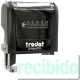 thumbnail image 1 of Self-Inking Bold Recibido Stamp, Trodat Printy 4911, Press and Print Stamping, Impression Size 5/8" x 1-1/2", Up to 10,000 Impressions - Mint Green Ink, 1 of 10