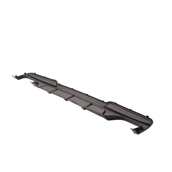 Ikon Motorsports Compatible with 2011-2016 F10 5 Series MP Style Rear Bumper Lip Diffuser Quad Twin Exhaust