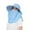 Blue, variant on LRen Women's Summer Sun Hat for Outdoor Activities Breathable Cycling Cap Fashionable Wide Brim Sunscreen Hat Black