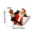 thumbnail image 3 of 3D Christmas Wall Stickers, Elk Santa Breaking Through Wall Design, Removable Peel and Stick Window Clings, Winter Holiday Party Decor -1Pcs, 3 of 6