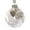 C, variant on L Christmas Feathers Ball Ornament With Sister Inscription For Tree Decoration Plastic Material 8Cm Size Memorial Design Holiday Theme