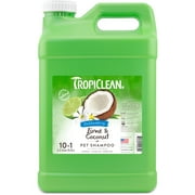 Angle View: TropiClean Lime & Coconut Shed Control Shampoo for Pets, 2.5 gal - Helps Reduce Shedding, Made in the USA