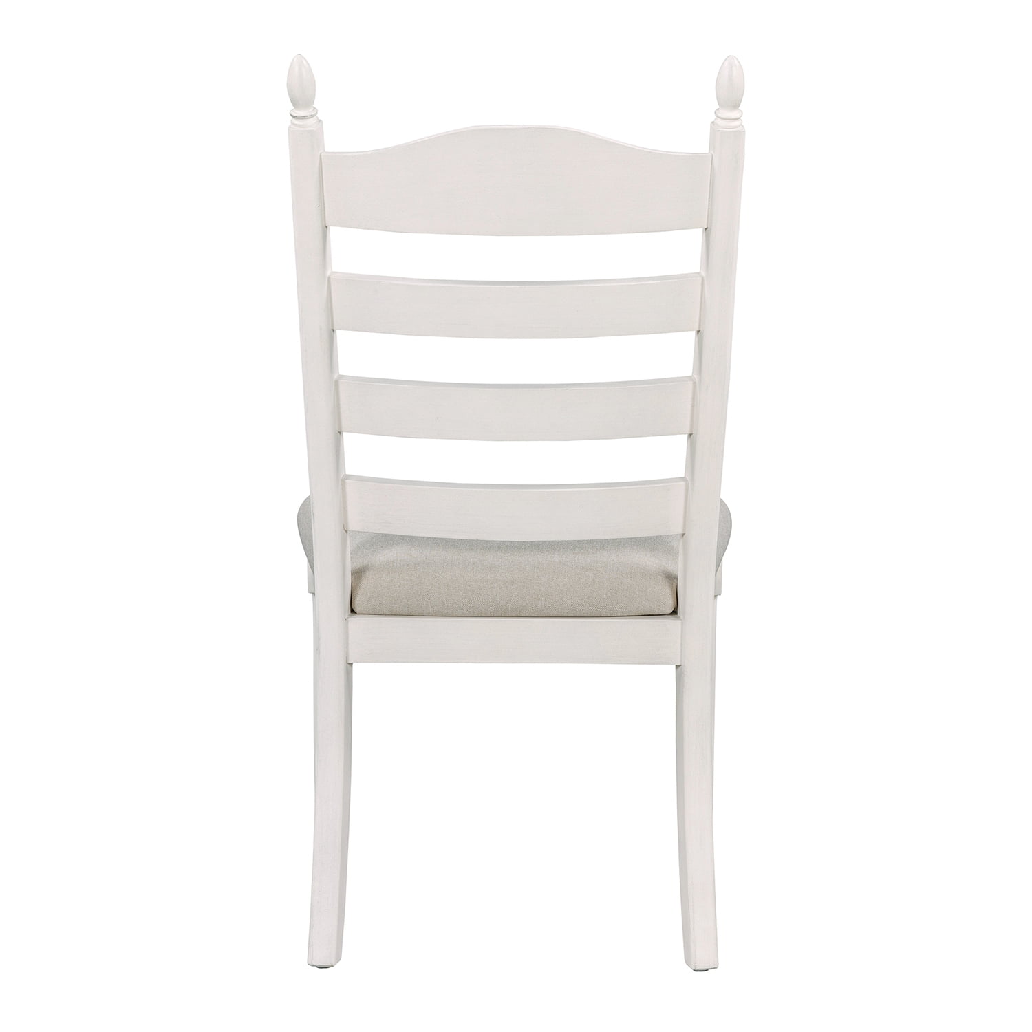 Kadyn 5-Piece Dining Table Set, Dining Table Set for 4, Extendable Dining Table and 4 Upholstered Dining Chairs, Off White