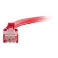 thumbnail image 3 of C2G Câble Ethernet de Réseau Cat6a Sans Accroc Non Blindé (UTP) de 6 Po - Rouge - Câble de Patch - RJ-45 (m) vers RJ-45 (m) - 5,9 Po - UTP - CAT 6a - Moulé, Sans Accroc, Échoué - Rouge, 3 of 4