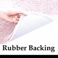 thumbnail image 4 of 3 Piece #6 mint solid bathroom rug set 1 bat mat 19" x 30", 1 contour mat 19"X 19", 1 lid cover 19"X 19" anti slip with rubber backing chenille super soft touch, 4 of 6