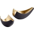 thumbnail image 4 of Cyan Design Boema Tray | Matt Black And Gold - Medium, 4 of 4