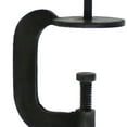 thumbnail image 2 of Antique Style Metal Taper Holder with Mountable Bottom Screw, Black- Saltoro Sherpi, 2 of 5
