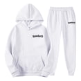 thumbnail image 4 of QHFBli Fleece Men's Hooded Sweatshirt Mens Oversized Hoodie 2025 Fall Winter Casual Sportswear Hop Streetwear Fashion Top White XXXXL, 4 of 4