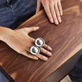 thumbnail image 4 of Boîte Tambour Compagnon Jingle Tambourin Instruments de Percussion Accessoire Main Pied Tambourin, 4 of 6