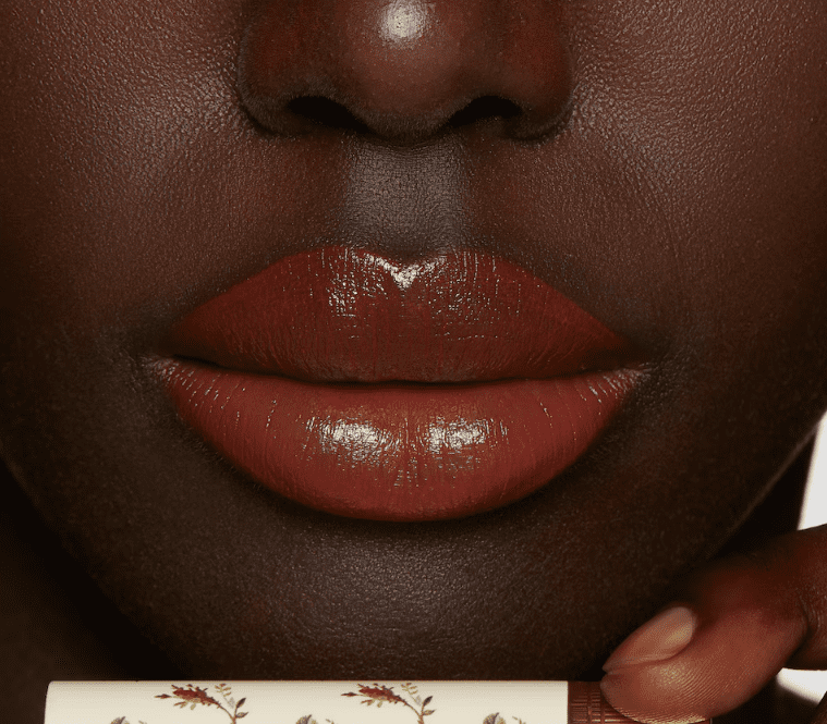 GUCCI Rouge à Lèvres Voile Lip Colour Sheer 505 Janet Rust Floral