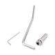 thumbnail image 5 of Sistema de puente de trémolo con manivela, piezas de guitarra de inserción directa, guitarra eléctrica Plata, 5 of 9
