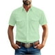 thumbnail image 2 of Yaoyar Mens Summer Vintage Turndown Collar Shirts Short Sleeve Casual Button Down Shirt Beach Vacation Tops, 2 of 6