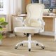 thumbnail image 1 of Silla de Escritorio Giratoria, Silla de Malla de Oficina, con Soporte Lumbar, Reposabrazos Abatibles Beige, 1 of 3