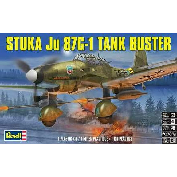 1/48 Stuka Ju87G1 Tank Buster Aircraft