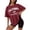 Brick Red, variant on HCYSFG Oversized Tshirts For Women Plus Letter Graphic Print Crew Neck Summer Tops Casual Loose Fit Short Sleeve T Shirt Pullover Style Comfortable Daily Wear Tee