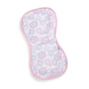 Angle View: Born Free Soft Clean Burp Cloth Multi-Colored