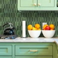 thumbnail image 3 of GRIPRO Peel and Stick Backsplash – Wall Tile for Kitchen Backsplash 12"x12" Hexagonal Self-Adhesive Backsplash Tile for Kitchen, Bathroom 3D Wall Stickers (4 sheets, Green), 3 of 6