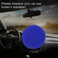 thumbnail image 3 of 4Pcs Car Coasters PVC Car Cup Holder Insert Coasters Anti Slip Vehicle Cup Mats, 3 of 7