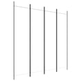 thumbnail image 2 of Carevas 4-Panel Room Divider White 78.7"x78.7" Fabric, 2 of 7