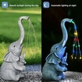 thumbnail image 6 of Tupukom Save on Solar Garden Decor Watering Elephant Statues Outdoor, Birthday Gifts for Women Mom Grandma Senior Elder, Elephant Ornament for Balcony, Garden, Patio, Yard, Lawn, 6 of 8