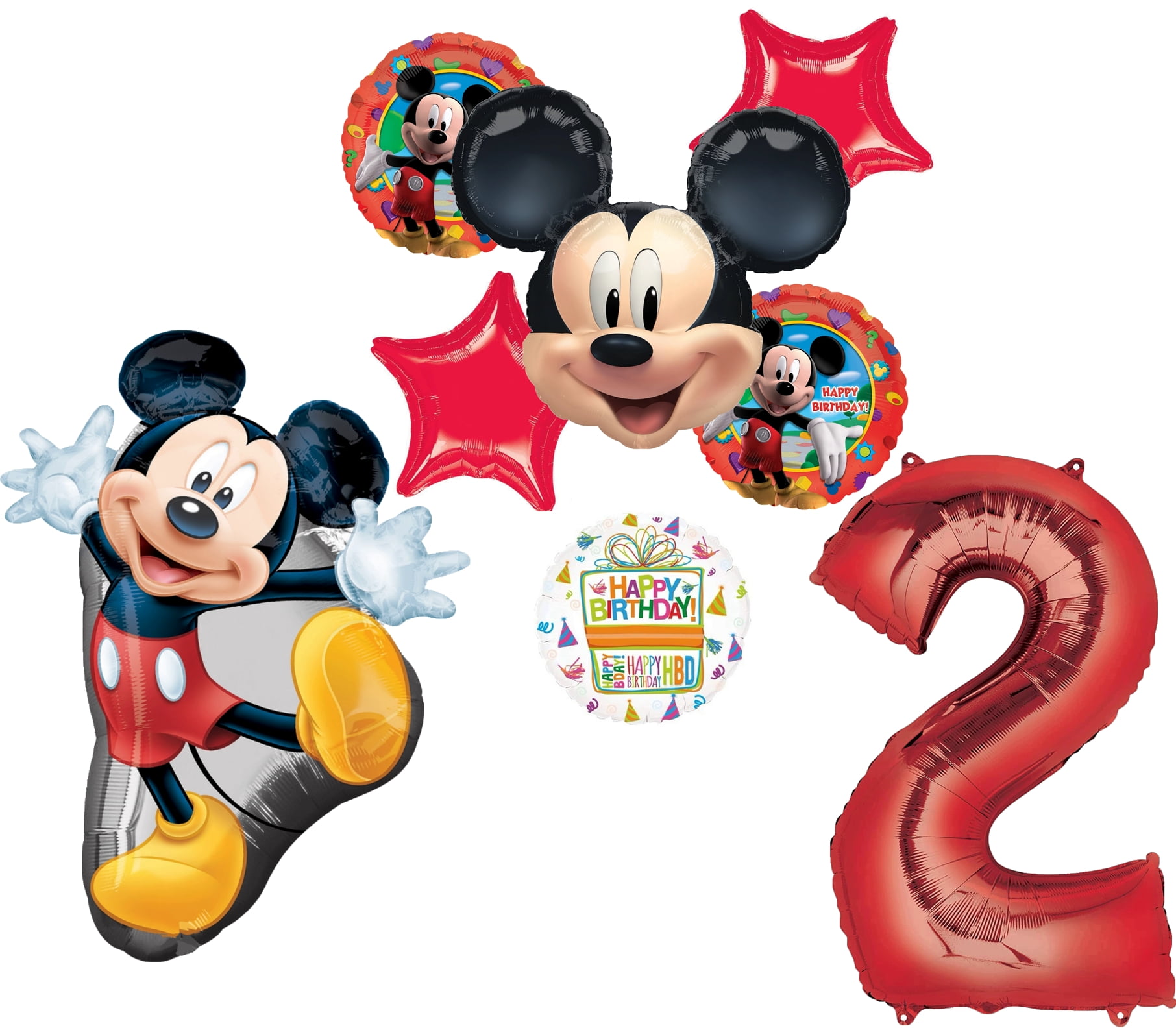 The Ultimate Mickey Mouse 3rd Birthday Party Supplies and Balloon