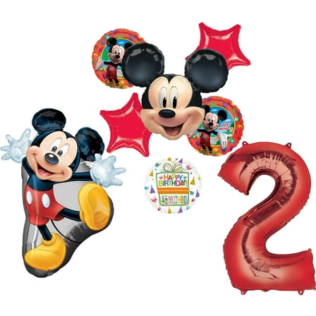 The Ultimate Mickey Mouse 2nd Birthday Party Supplies and Balloon Decorations