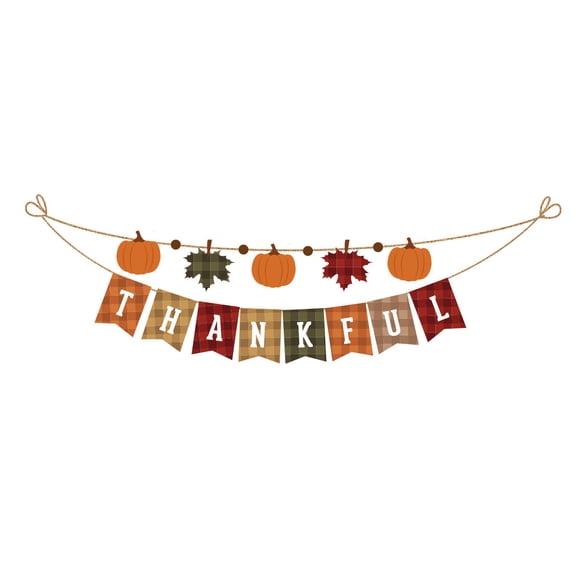 Briarwood Lane Thankful Fall Burlap String Banner