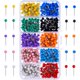 thumbnail image 1 of Chinchetas de plástico XCF para mapas 500 piezas cabeza redonda puntas de acero 1/8 de pulgada 10 colores, 1 of 4