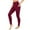 Red, variant on High Waisted Leggings For Women Plus Size Trouser Style Yoga Pants Full Length Soft Workout Leggings With Pockets(L, Green)