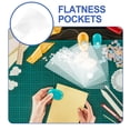 thumbnail image 3 of HIAKDOFT 100pcs Plastic Currency Sleeves for Clear Design Money Storage, 3 of 8
