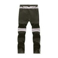 thumbnail image 4 of Men's Outdoor Hiking Pants, Stretchable Windproof Water-Resistant Wear-Resistant Breathable Quick-Dry Stitched Trousers for Climbing, Trekking and Adventure,Dark Green,L, 4 of 6