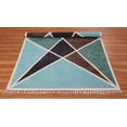 thumbnail image 4 of Casavani Hand Woven Bohemian Garden Area Rug, Blue 4x15 feet, 4 of 6