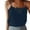 Blue, variant on Tank Tops for Women Basic Sling Solid Color Casual Summer Loose Sleeveless Camisole Crewneck Lace Splicing Tank Tops Tees Shirts (Green,XXXL)