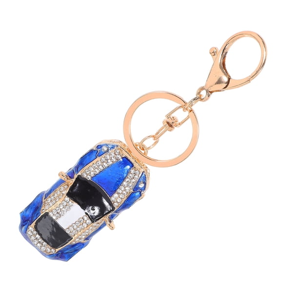 PTOOTP Creative Blue Decorative Car Keychain Pendant Stylish Bag Charm Accessory