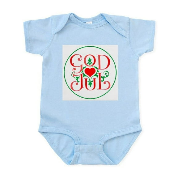 CafePress - God Jul Infant Bodysuit - Baby Light Bodysuit, Size Newborn - 24 Months